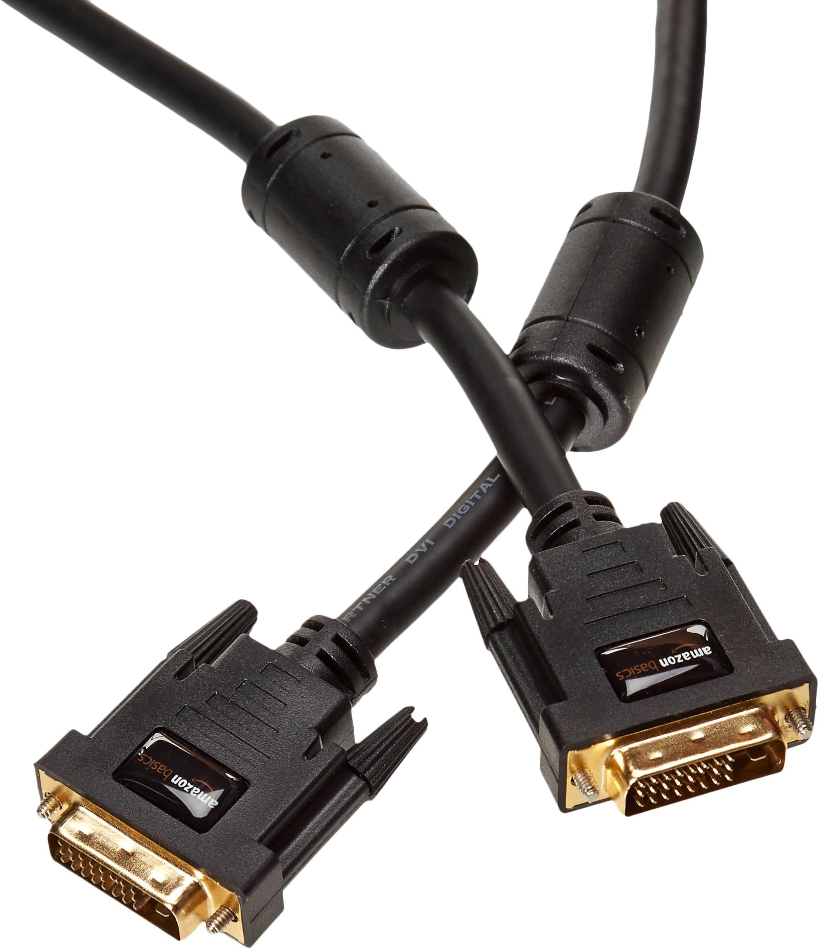 Amazon Basics DVI to DVI Display Adapter Cable 6.5 Feet