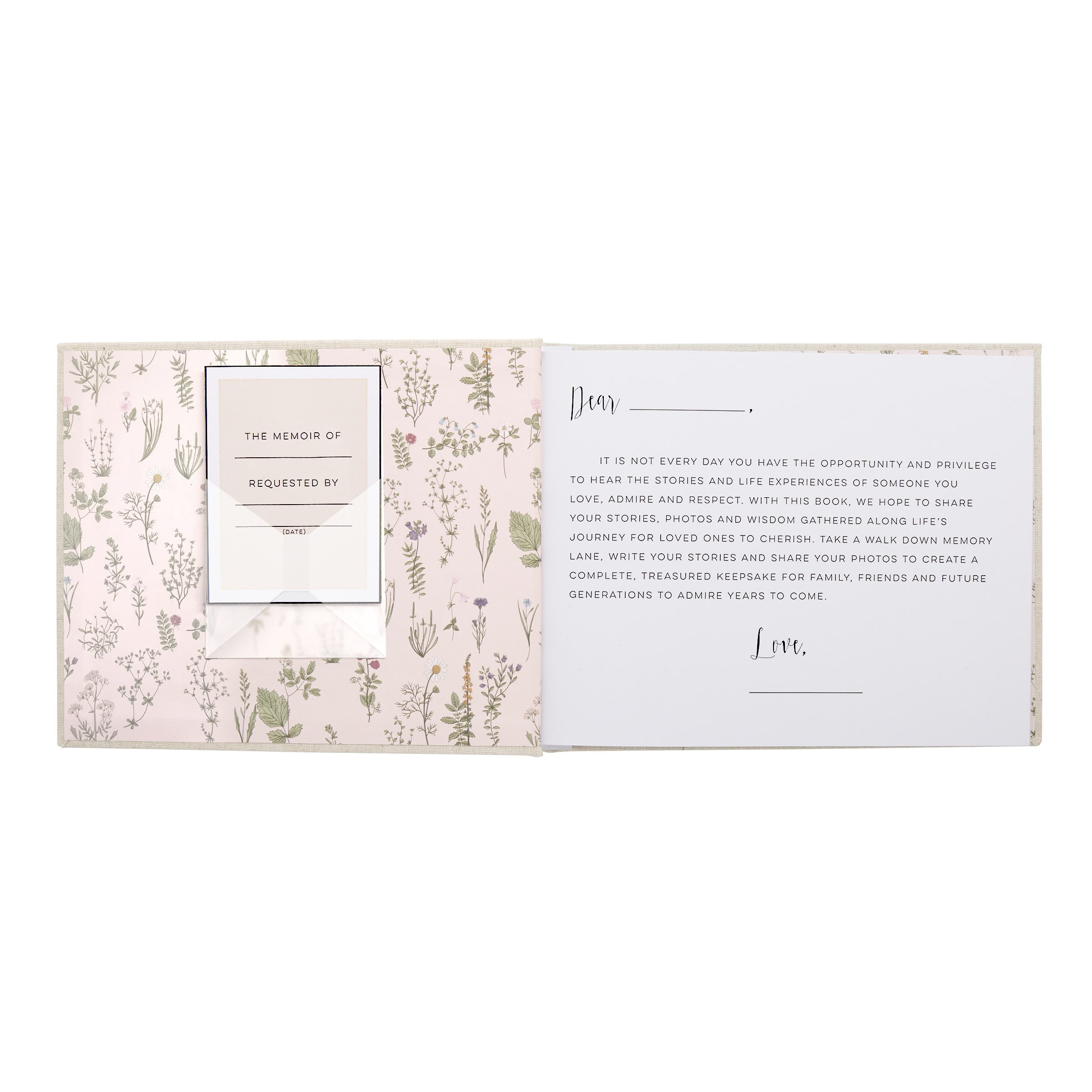 C.R. Gibson 'Her Memoir' Photobook 60 pgs., 9.6'' W x 7'' H