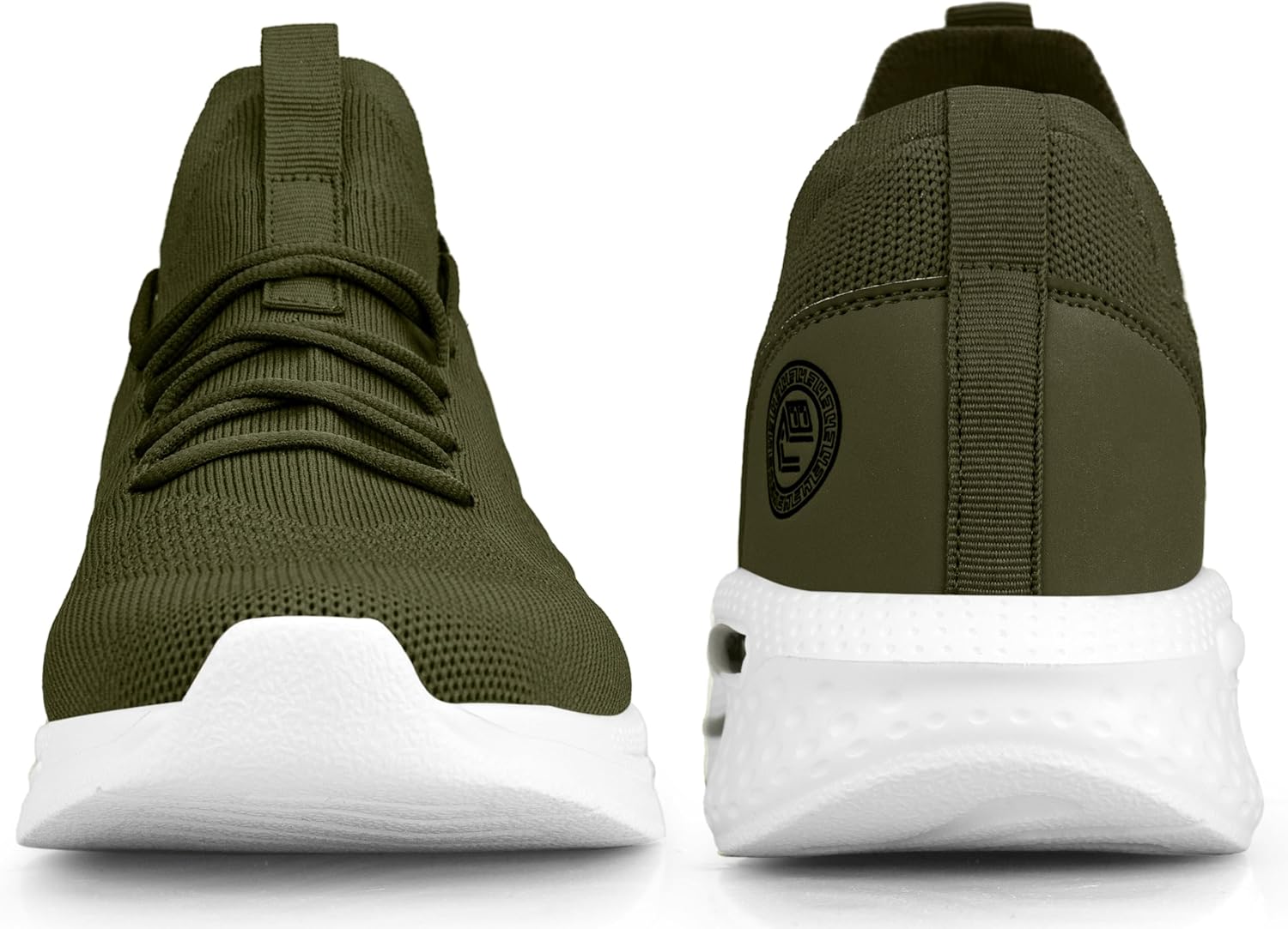 Pujcs Mens Tennis Shoes Slip on Sneakers Ligthtweight Wlking Running Shoes for Work Gym Workout Sports Atheletic - Image 6