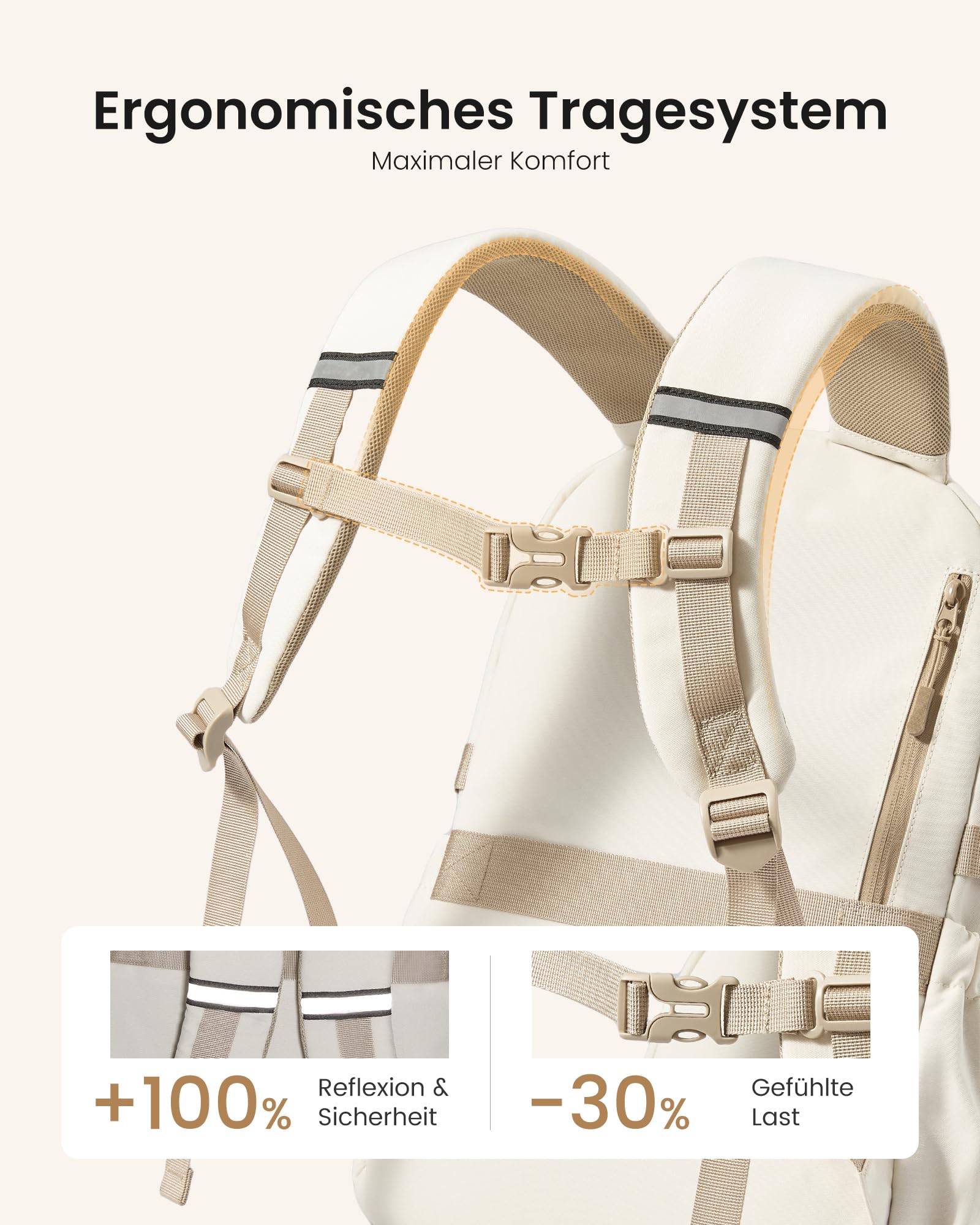 LOVEVOOK Laptop Rucksack Damen Herren 17,3 Zoll, Leichter Schulrucksack Teenager mit großem 1.2L Trinkflaschenhalter, Wasserabweisend Daypack mit Vielen Fächern und Taschen für Uni Schule Arbeit Reise