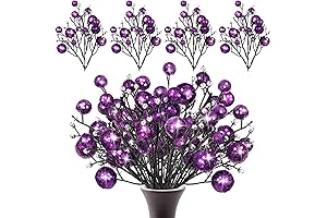 Christmas Floral Stem Ornaments