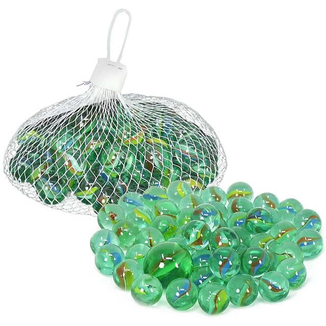 com-four® 100 canicas Vidrio, Piedras Decorativas Manualidades, Relleno