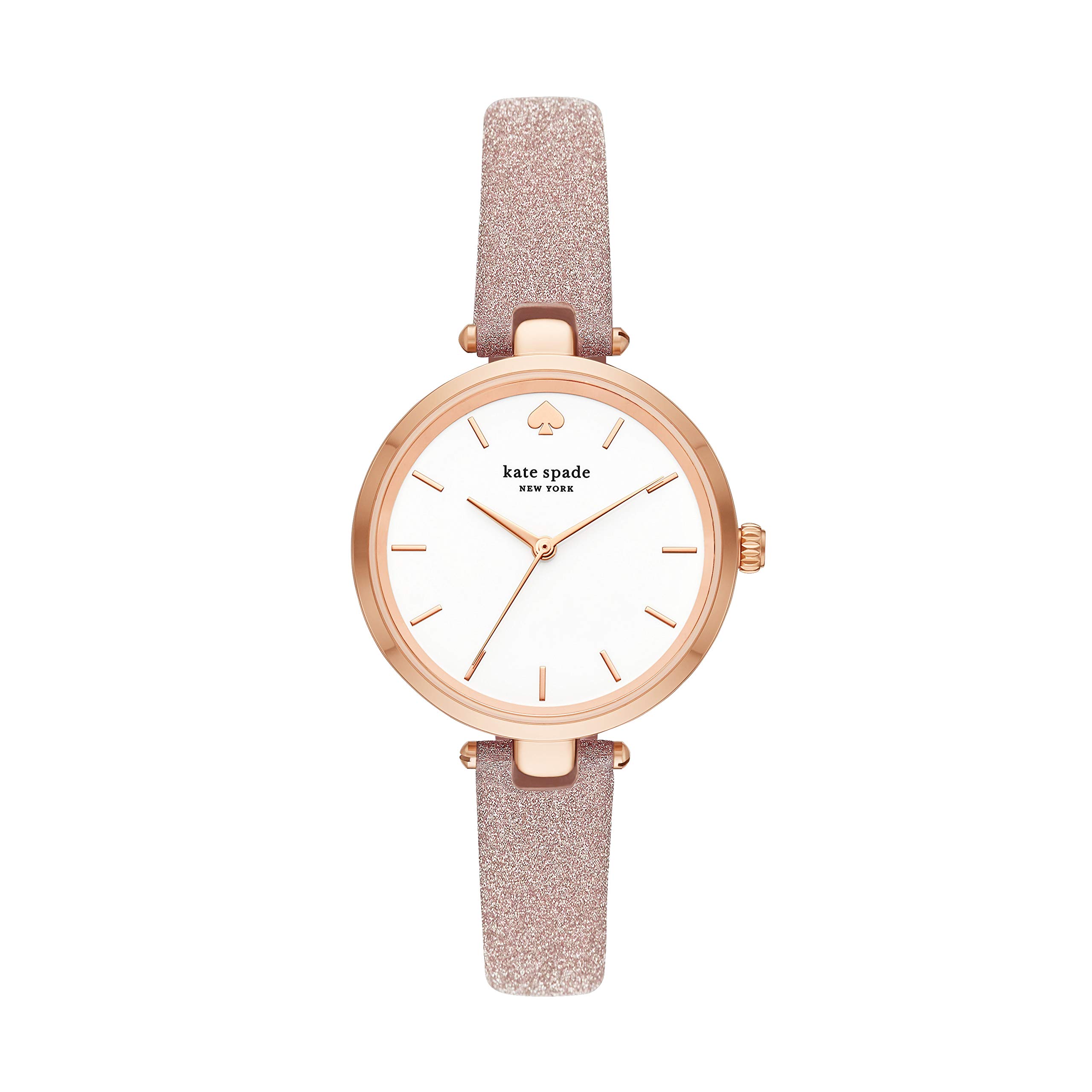 Kate Spade New York Women's Holland Quartz Metal and Leather Three