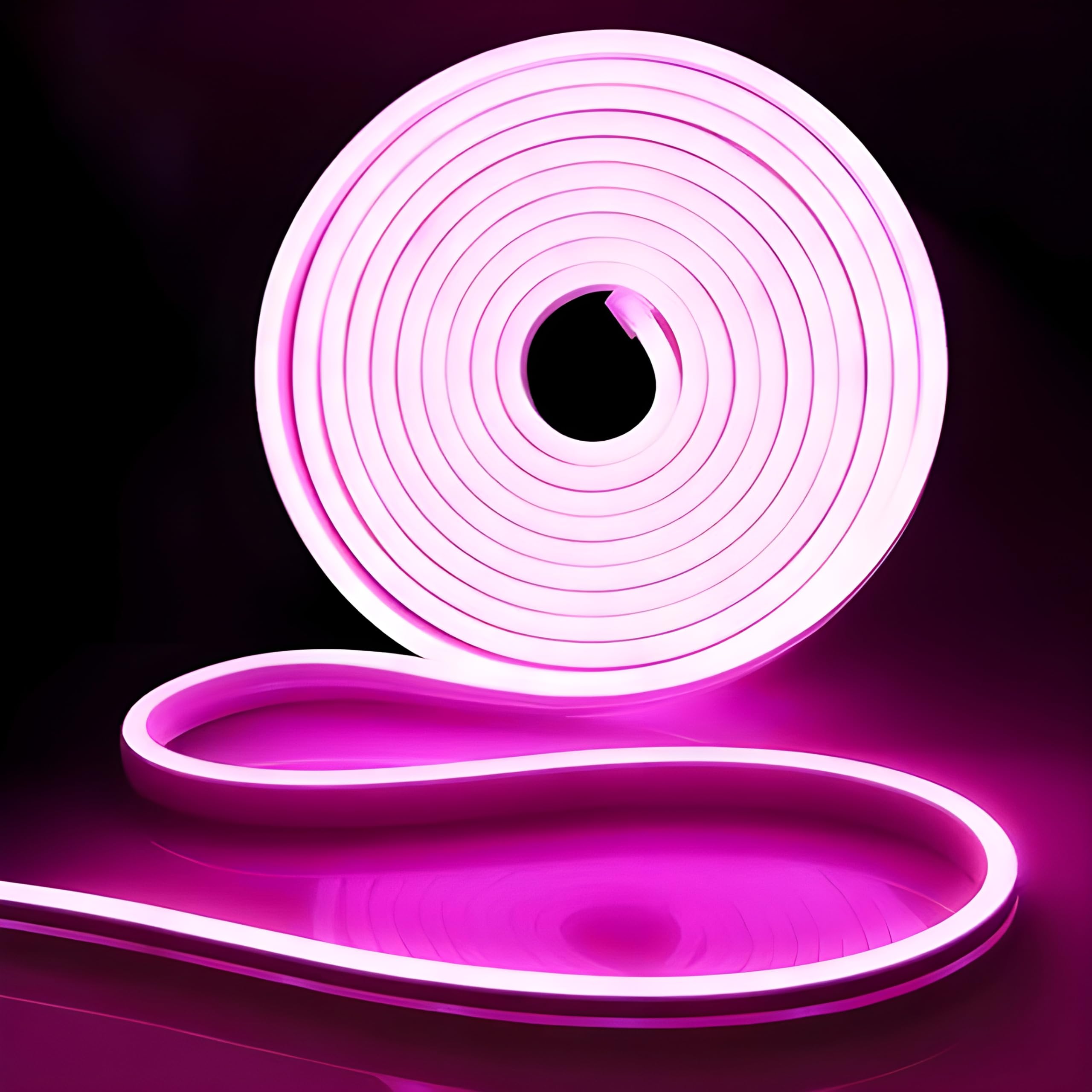 BUDWILL Neon LED Strip Light - 16.4ft Warm White -7