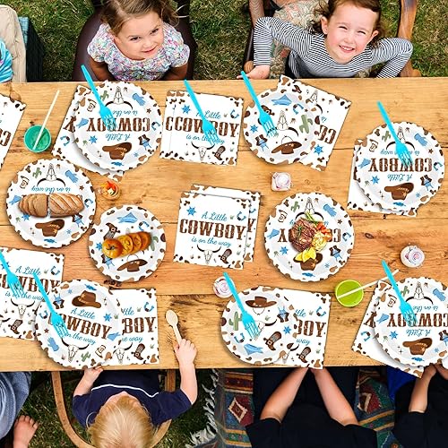 Vista 133 de gisgfim 96 Pcs Thanksgiving Fall Plates and Napkins Party Supplies Autumn Leaves Tableware Set Thanksgiving Pumpkin Maple Party Decorations Favors