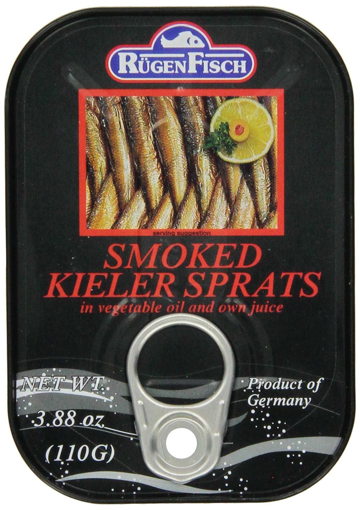 RügenFisch Smoked Kieler Sprats, 3.88 Ounce