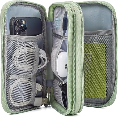 Miniatura 4 de Organizador electrónico para cables de viaje, funda organizadora electrónica, bolsa organizadora de accesorios electrónicos para banco de energía,