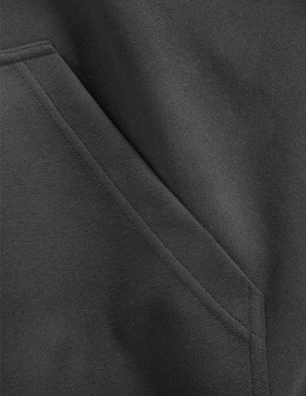 Aelfric Eden Solid Boxy Cropped Pullover Hoodies For Women Men Unisex Y2k Oversized Hoodie Pocket Casual Short Sweatshirt - Image 4