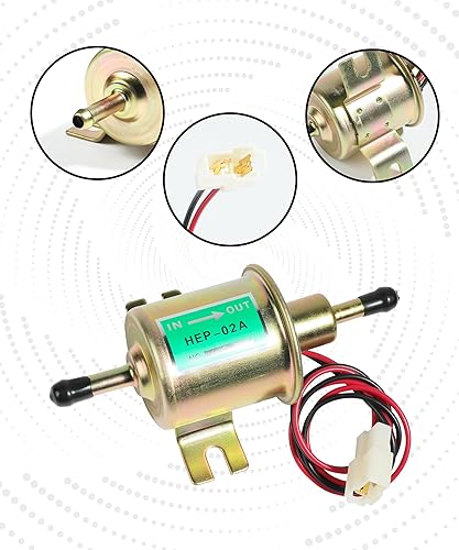 Miniatura 4 de Bomba de combustible, bomba de combustible eléctrica, bomba de combustible en línea de accesorios de automóvil, bomba de combustible universal de 12