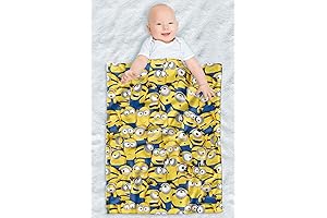 LOGOVISION Minion Blanket Cozies Up Kids in Soft Minion Hugs