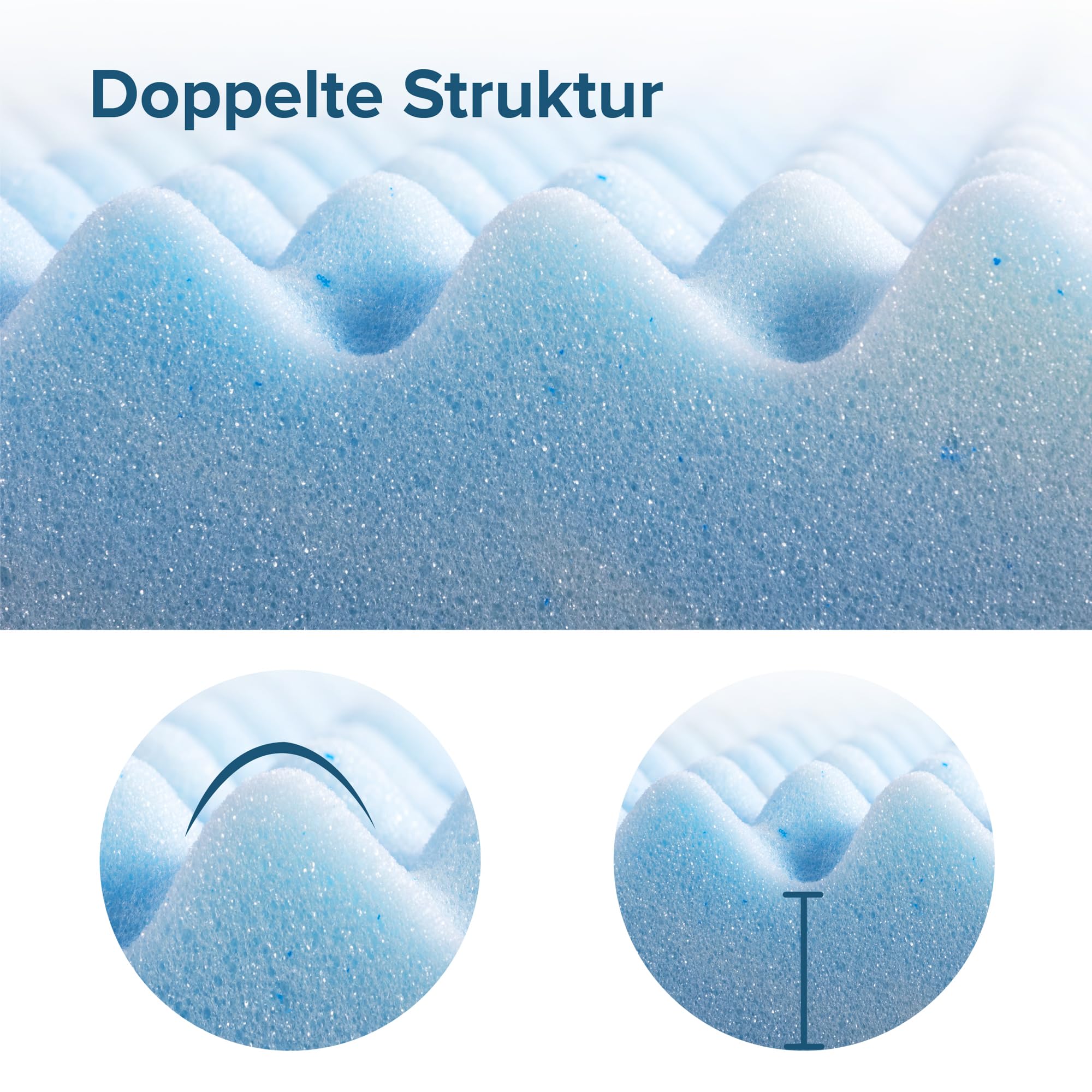 Zinus Matelas 180 x 200 cm - Dureté H2-H3 - Hauteur 20 cm - Certifié