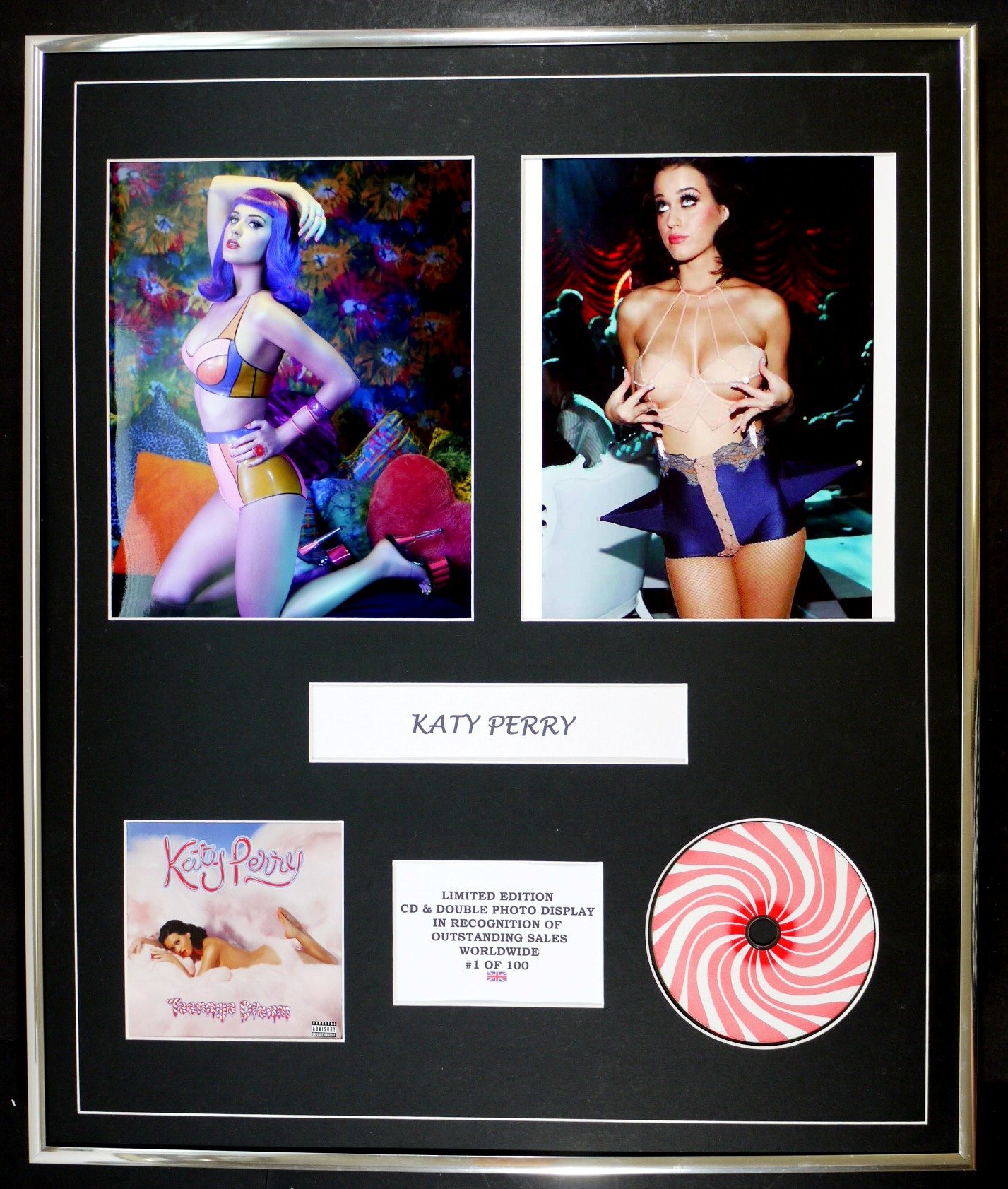 Katy Perry / CD & Doppel-Foto-Display / LTD. Edition / COA Teenage Dream