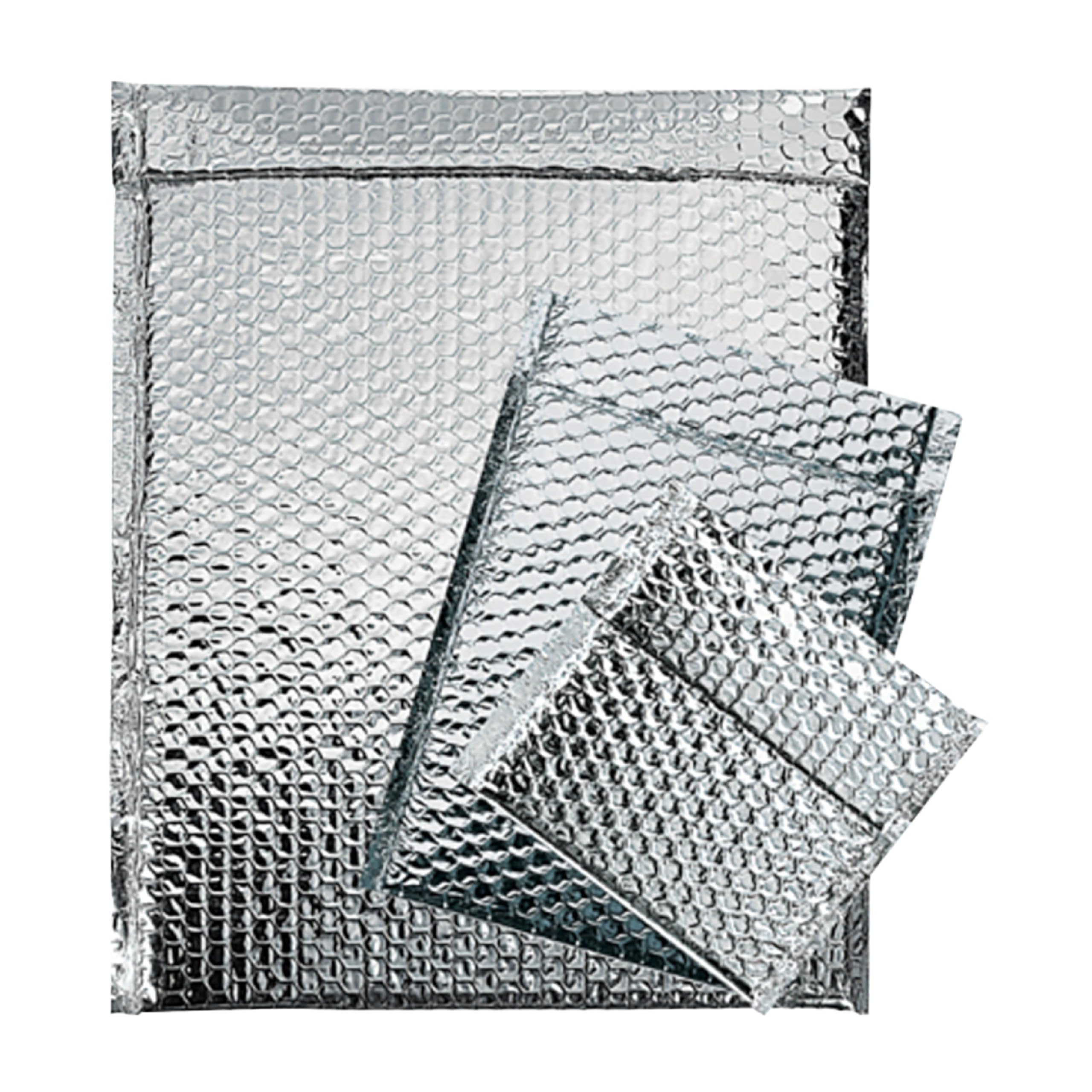 The Boxery Thermal Bubble Mailer 8” x 11”|Pack of 200 Insulated Metallic Bubble Mailers, Self-Seal Metallic Bubble Envelope, Waterproof Insulated