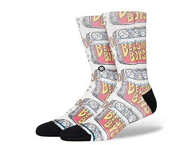 Stance Canned Beastie Boys Crew Cut Socks Shoes Off-White : MD (US Men