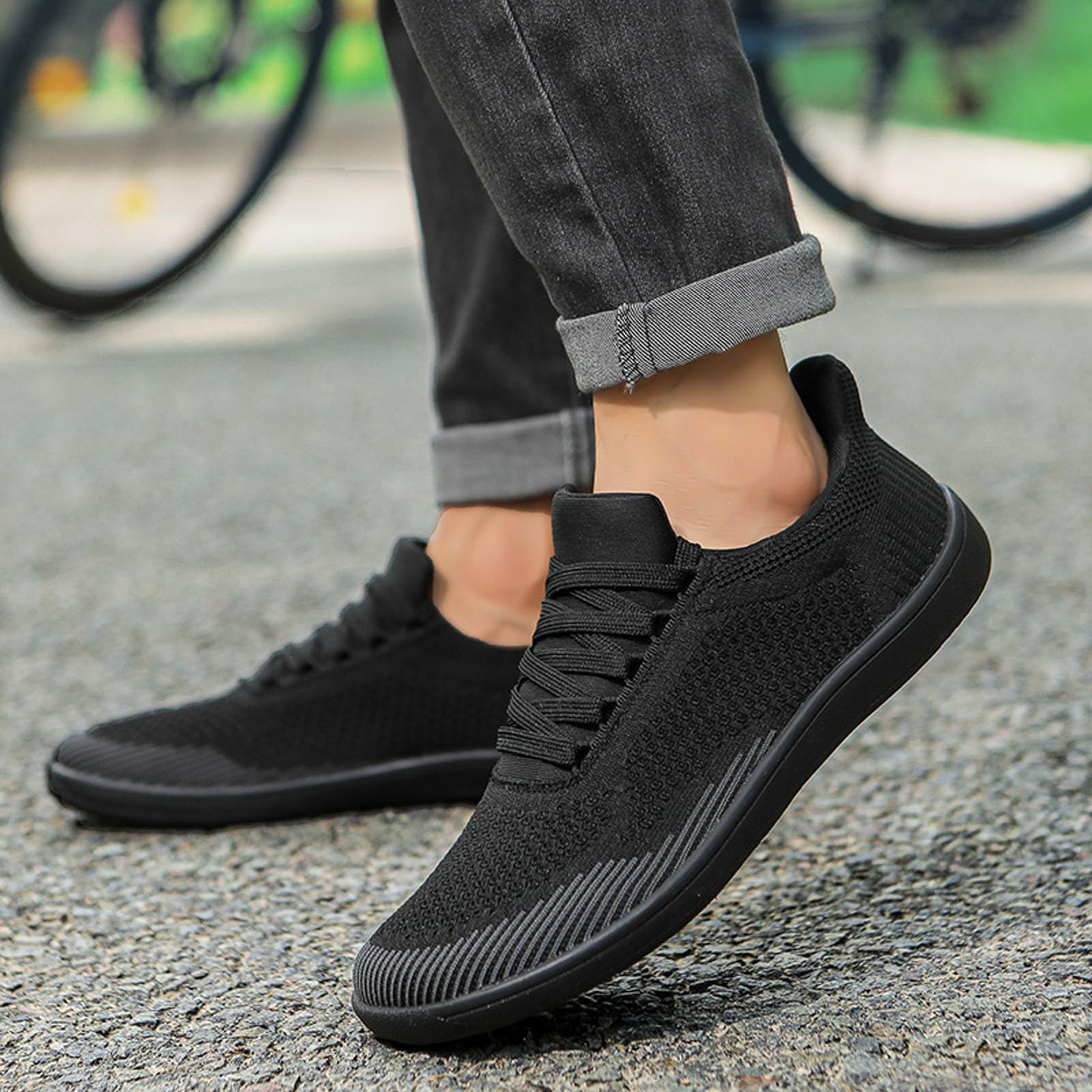 Zapatillas Verano Hombre - Zapatos Descalzos Casuales para Exteriores con Puntera Ancha Calzado Deportivo Transpirable Ideal para Parejas