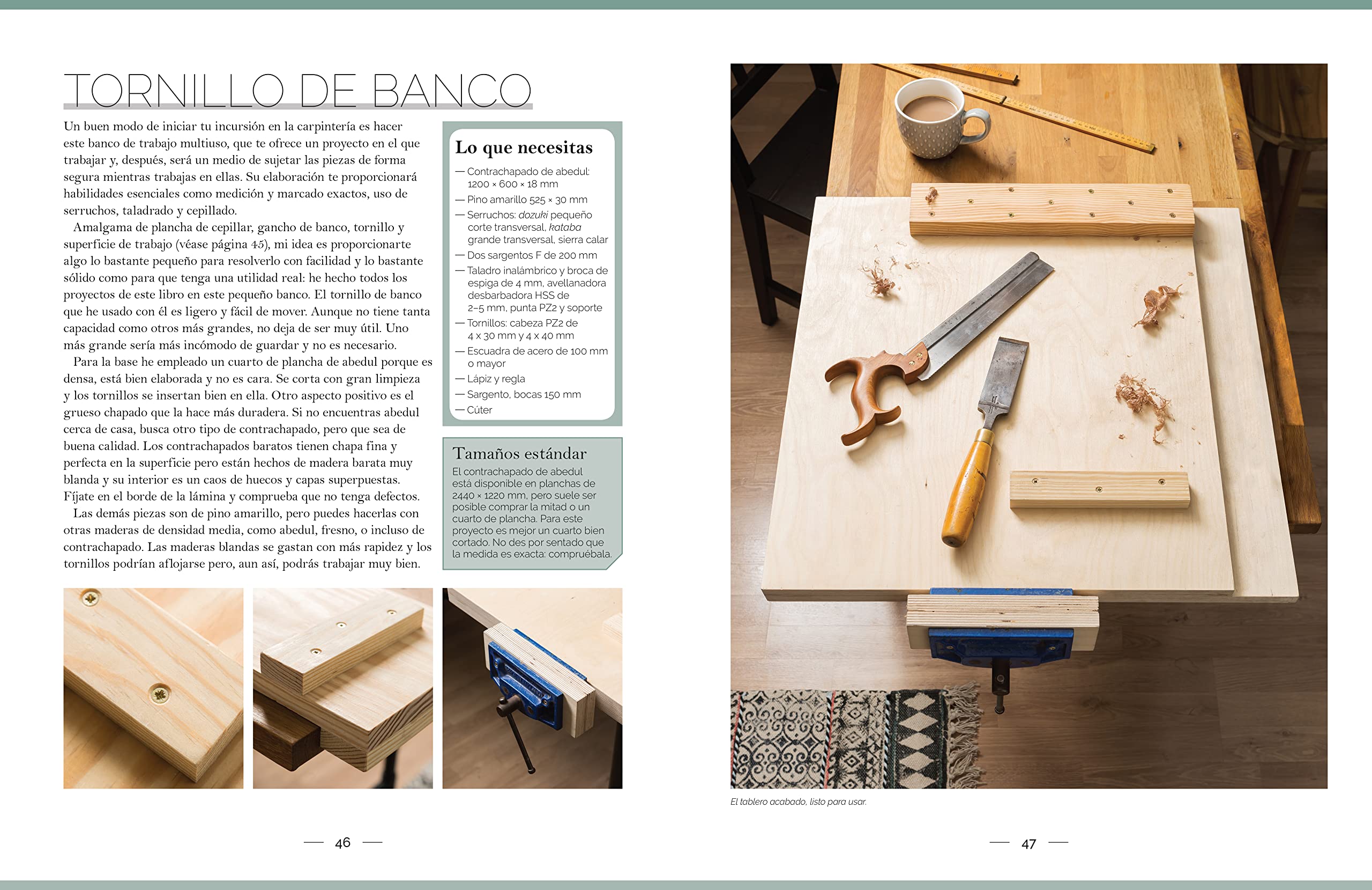 Iniciación a la carpintería artesanal. Aprende a usar las herramientas tradicionales haciendo muebles artesanales con estilo para tu hogar (ARTE)