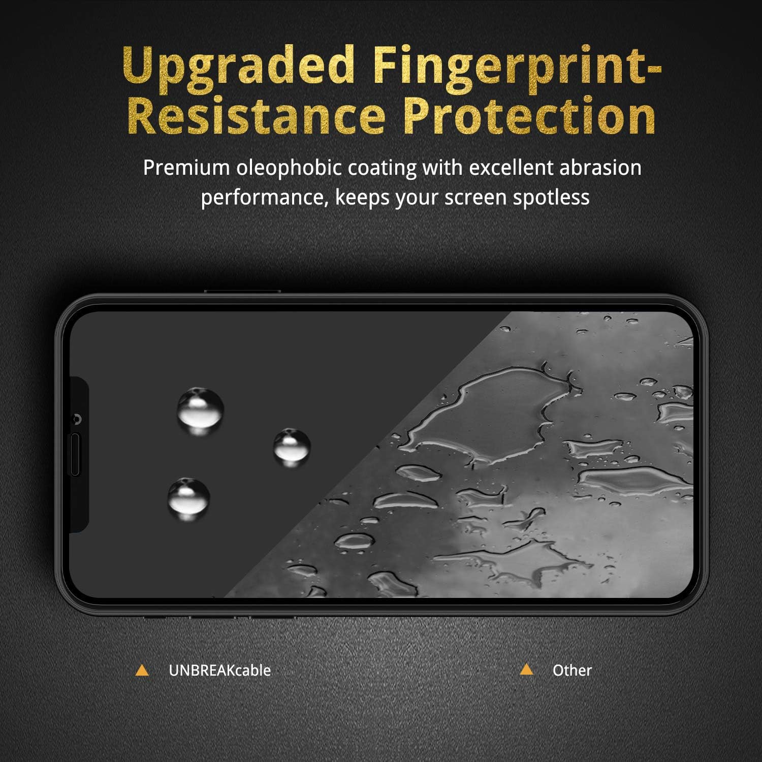 UNBREAKcable iPhone XR Screen Protector Full Coverage Double Defence Tempered Glass Screen Protector for iPhone XR 6.1inch Case Friendly, Anti-Bubbles, Free Installation Frame