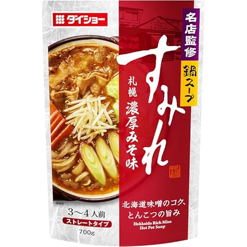 ダイショー 名店監修鍋スープ すみれ 札幌濃厚みそ味