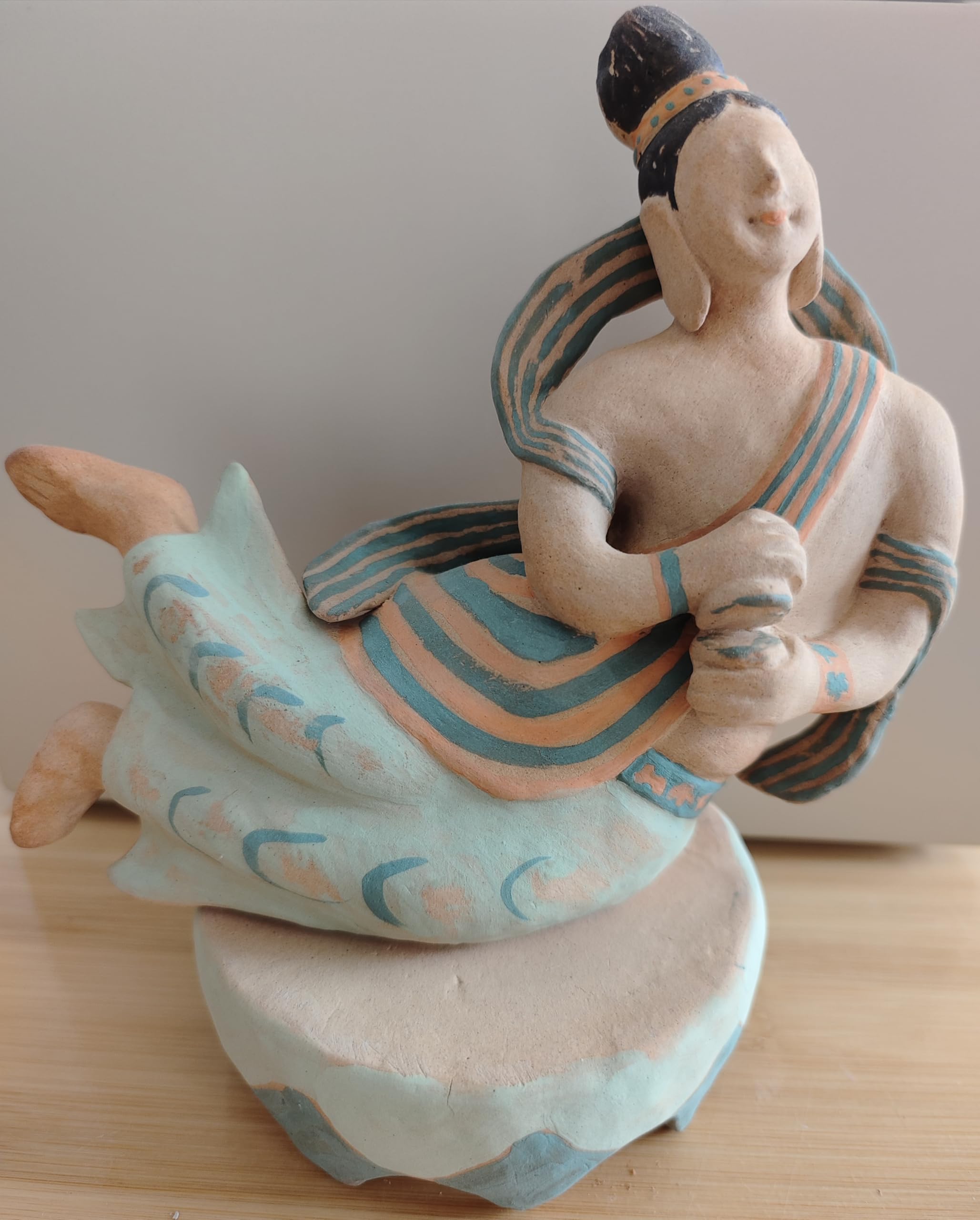 Amazon.co.jp: 粘土彫刻像 テラコッタ ハンドメイド セラミック粘土