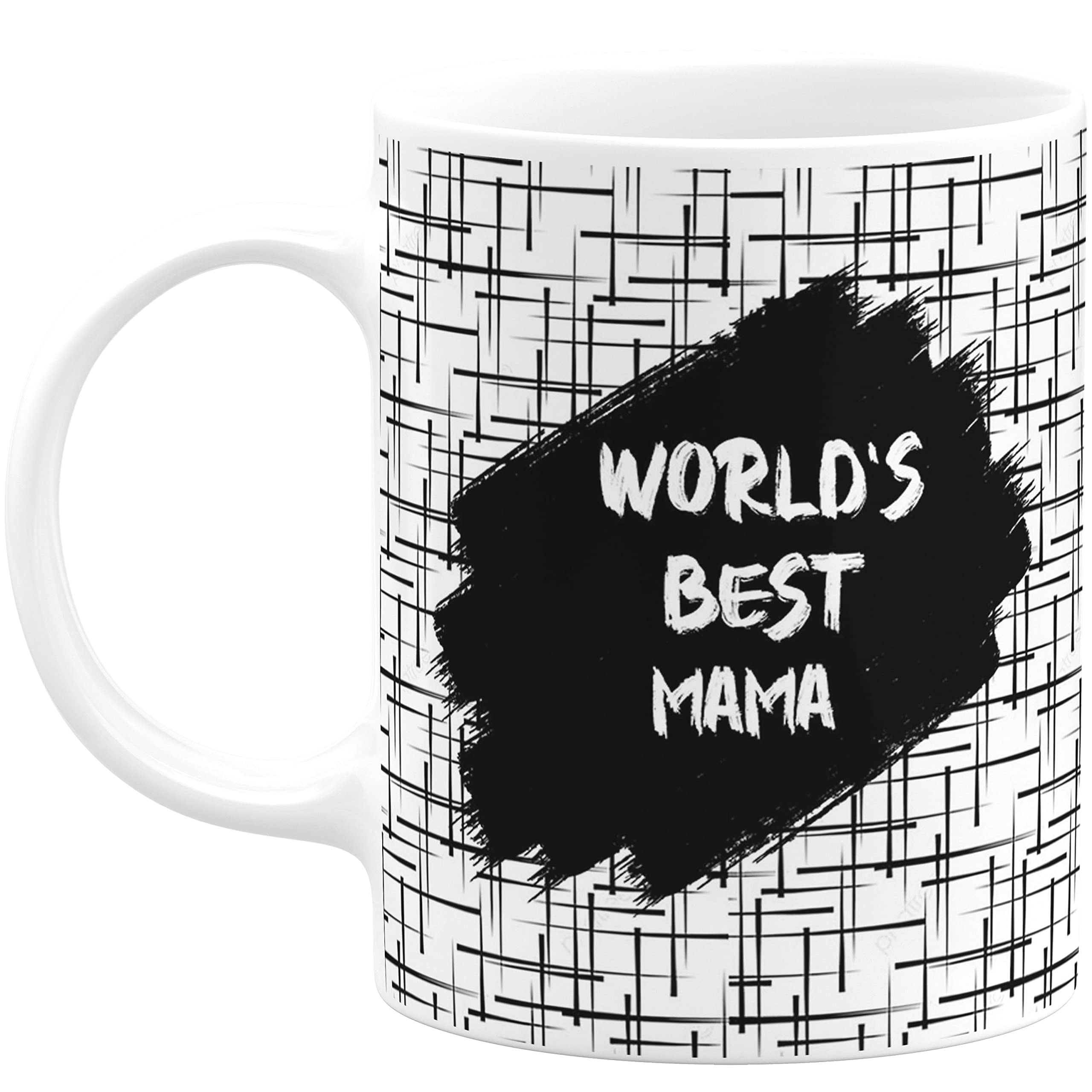 PrintingZone World Best Mama Mug Annivarsary Birthday Gift Microwave Safe Ceramic Printed Tea Cooffe Cup Mug Pack of 1