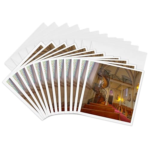 3dRose Spiral staircase, Lorretto Chapel, Santa Fe, NM - US32