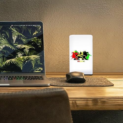 Miniatura 7 de Lion Reggae Jamaica Lámpara de mesita de noche portátil pequeña lámpara de noche para sala de estar decoración de dormitorio, tamaño único