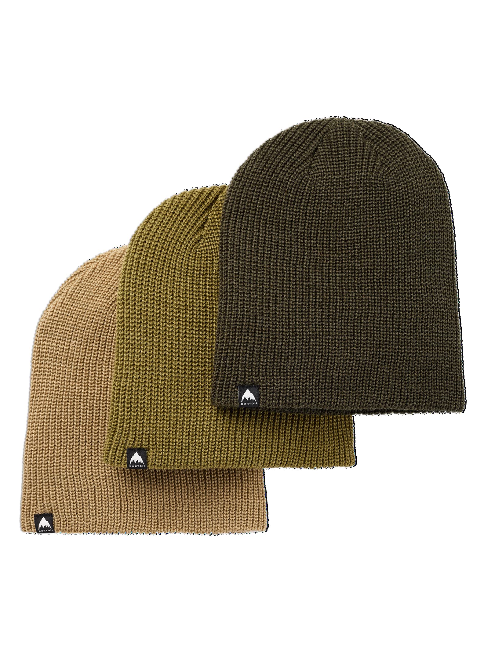 Burton Kids’ 3-Pack Recycled DND Beanie – Unisex Warm Winter Knit Hat for Boys &amp; Girls – One Size
