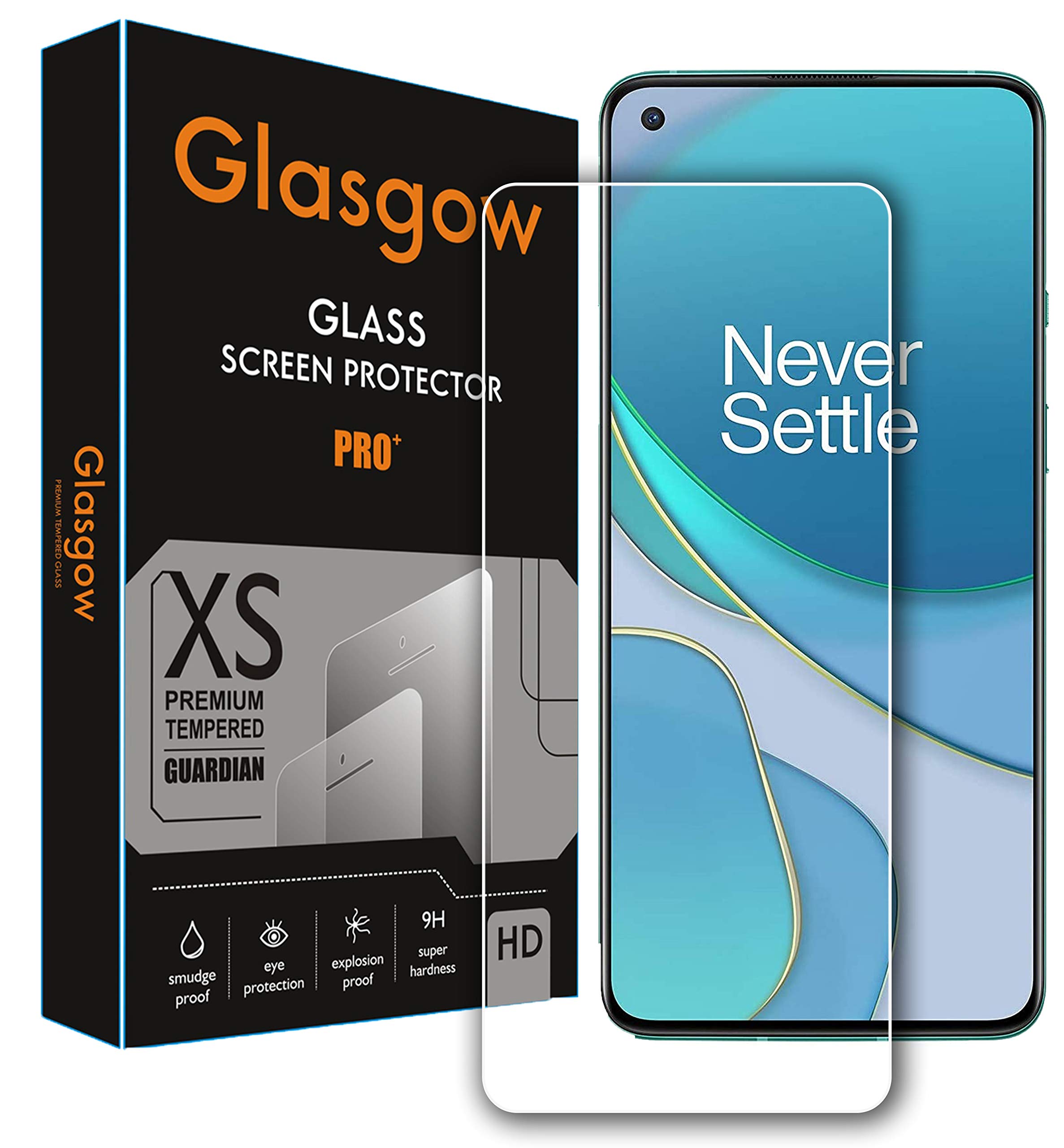 Glasgow Premium Tempered Glass Screen Protector for OnePlus Nord CE 2 5G [flexible] [Gorilla] Bubble Free Installation [Screatch proof] [Guard] (B09SP1F5BN) Amazon Price History, Amazon Price Tracker