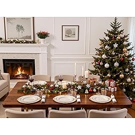 Nervure 350PCS Ivory Plastic Plates - Ivory Gold Plastic Dinnerware Sets for 50 Guests - 100 Gold Disposable Plates, 50 Pre Rolled Silverware Sets, 50 Cups Perfect for Wedding & Thanksgiving