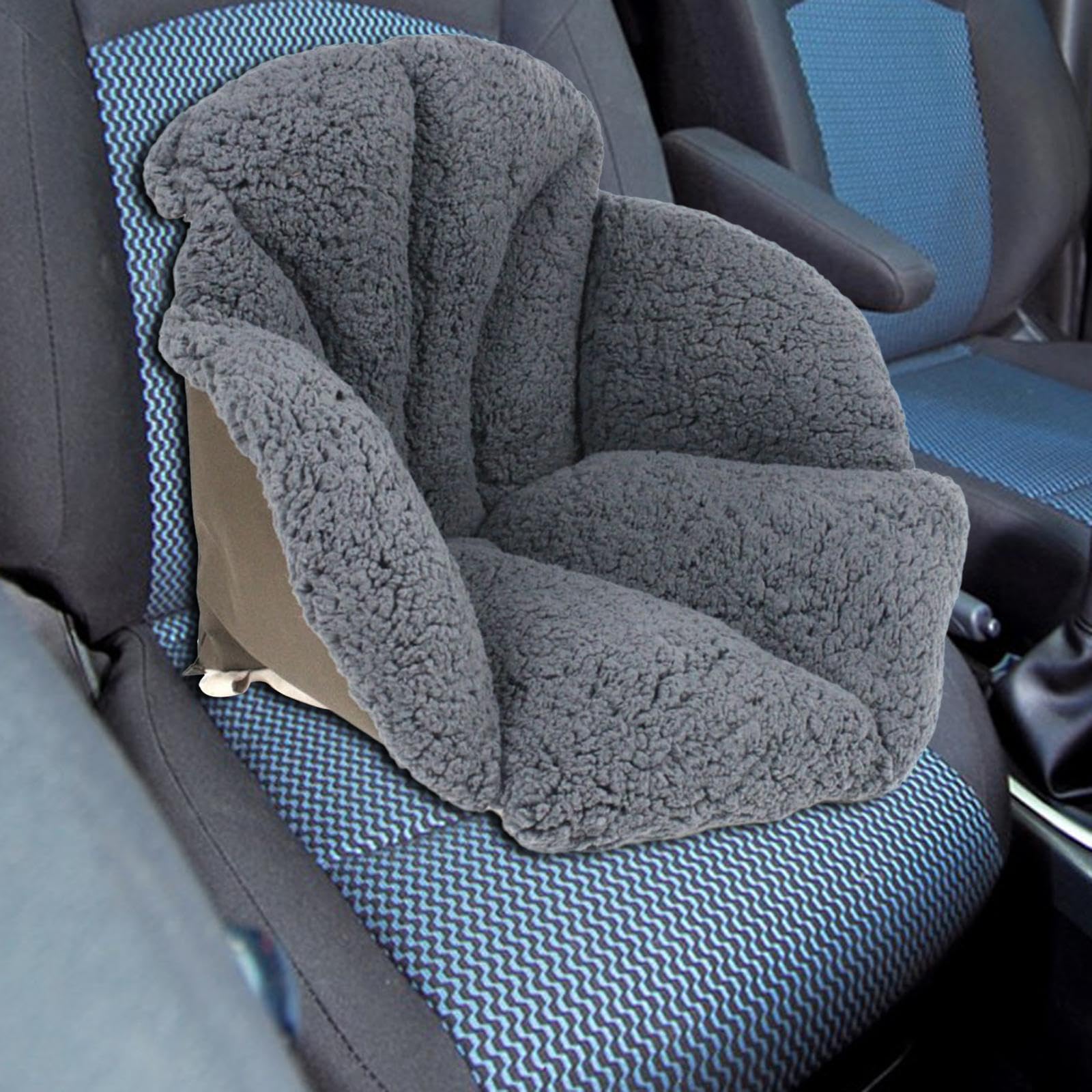 Cuscino for sedia da ufficio, sedile da scrivania con schienale, caldo e confortevole, con supporto lombare for la camera da letto invernale del dormitorio