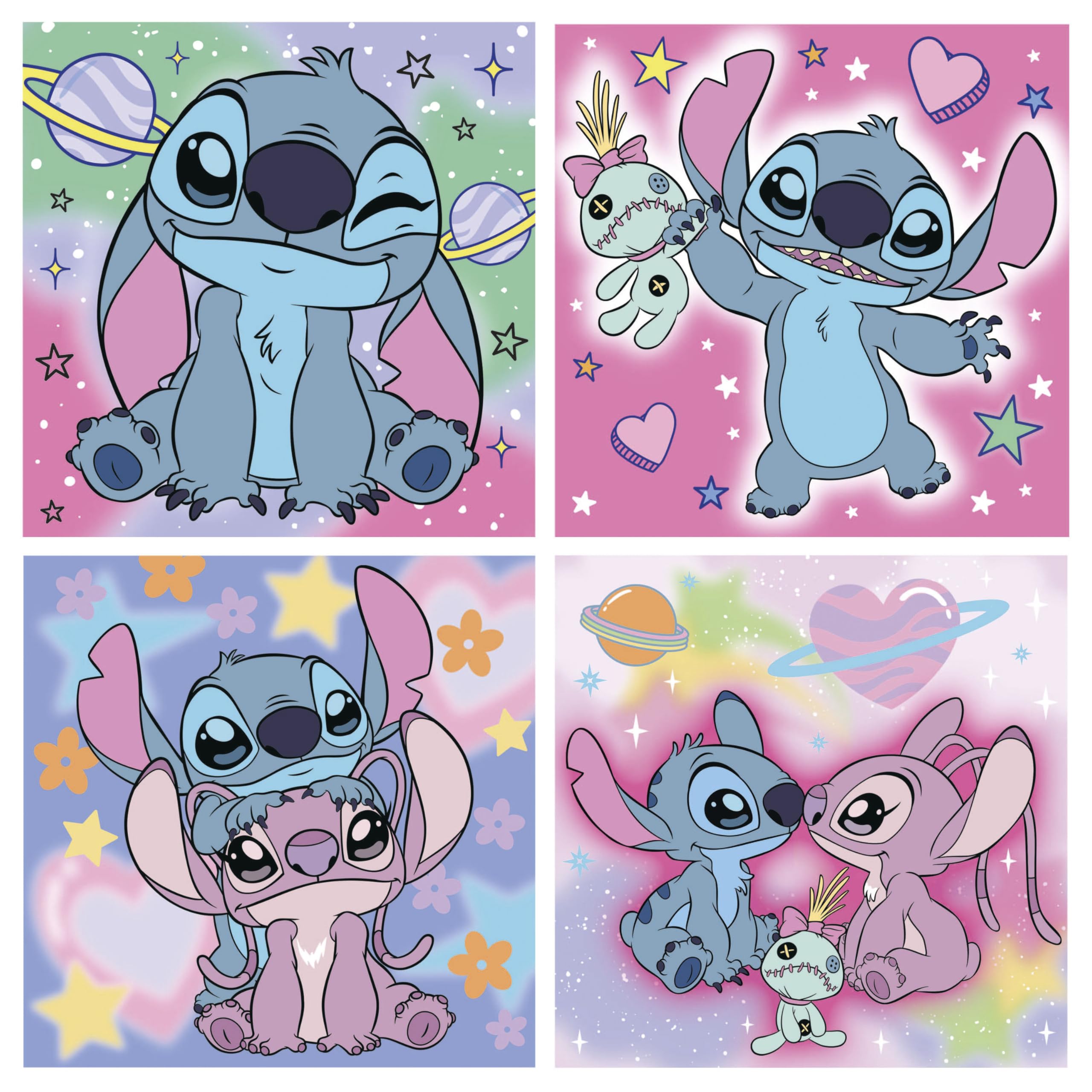 Educa - Puzzle Stitch | Set de 4 Puzzles Infantiles progresivos de 12 a 25 Piezas | Medidas: 16 x 16 cm | Puzles Disney recomendados a Partir de 3 4 5 años (20472) — view 2