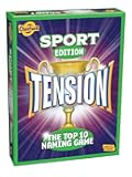 Cheatwell Games Tension Sport Edition - The Top 10 Naming Game - Party Board Game for Ages 12+ - Sports Trivia Game That Will Keep You Guessing, Red