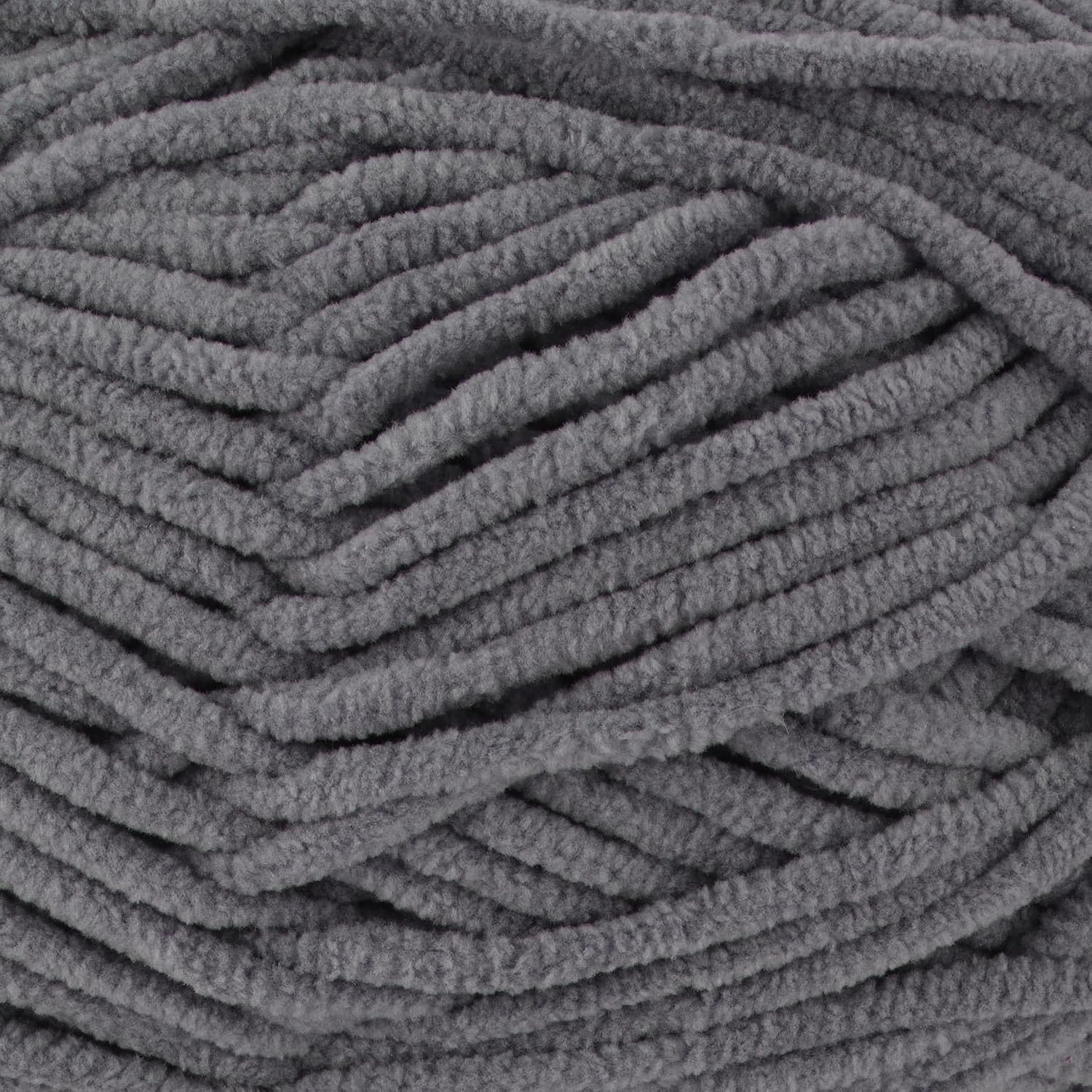 Big Twist Posh Purl Yarn by Loops & Threads – Bulky (5) 100% Polyester Chenille Yarn, Soft & Plush for Knitting & Crochet Blankets, Scarves, Hats & Crafts, 233 yd / 7 oz Skein, 6 Pack