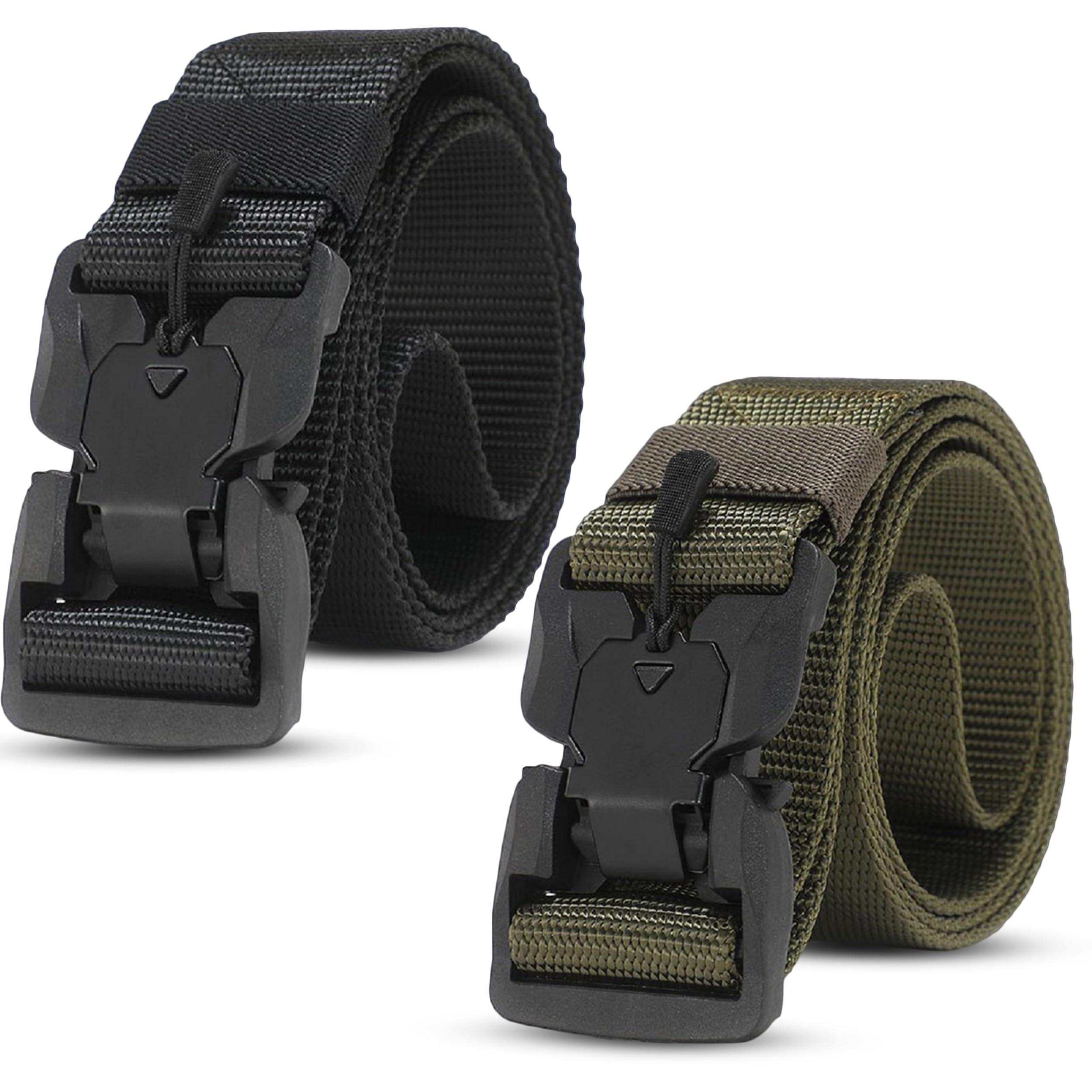 Contacts Synthetic Quick Release Buckle Nylon Belt for Men | Men's Nylon Belt (Free Size)