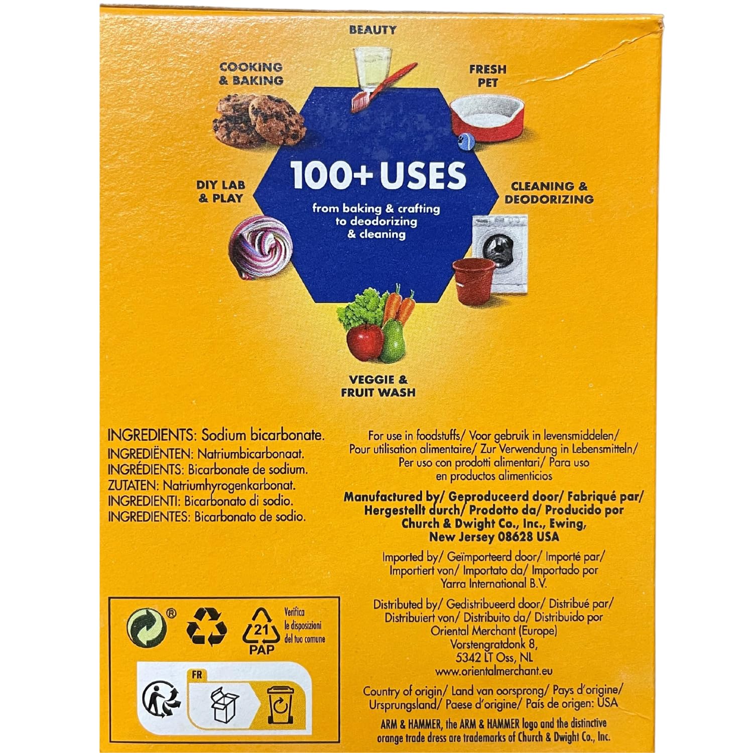 ARM & HAMMER Backsoda, 1 x 454 gr