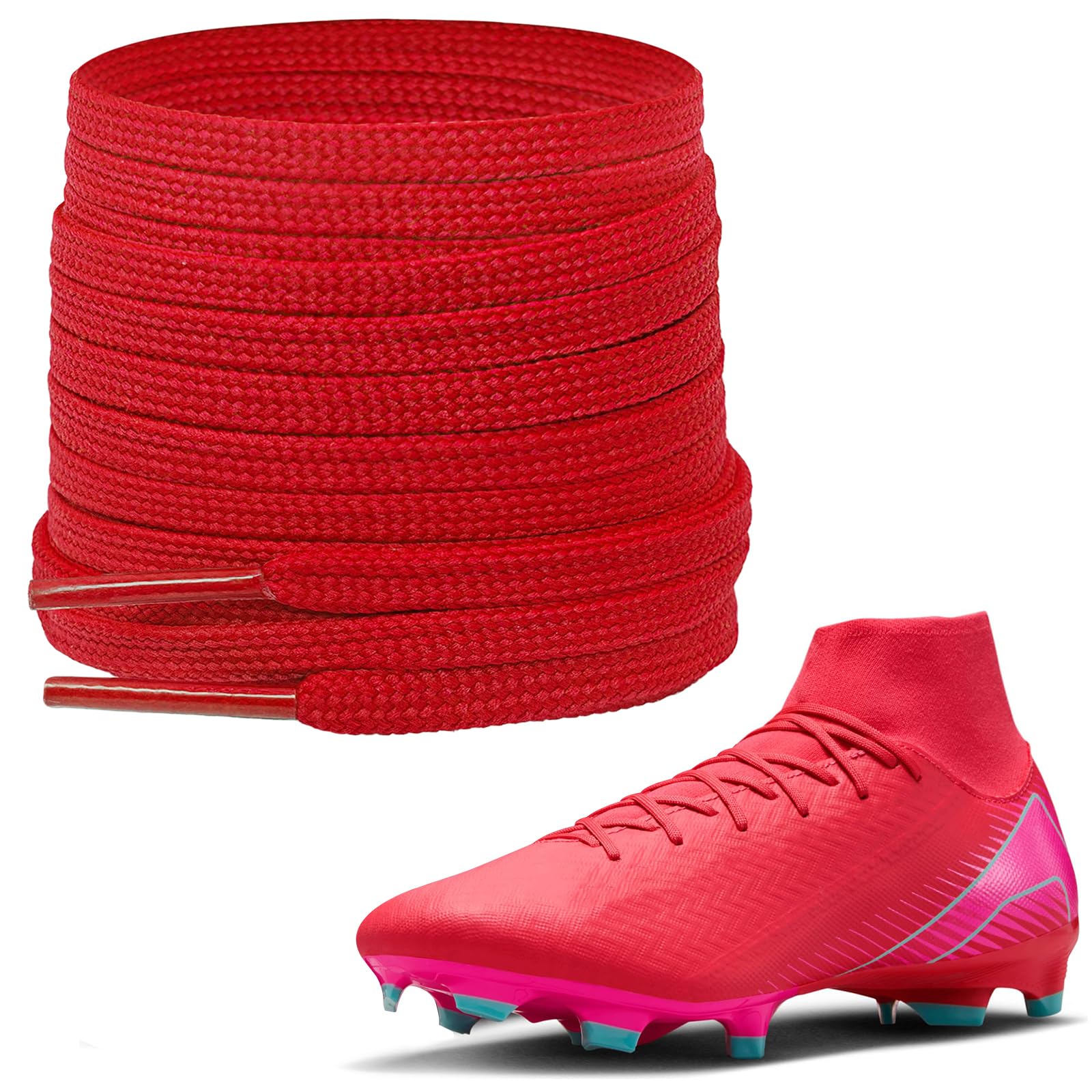 6mm Soccer Shoelaces for Mercurial, Phantom, Tiempo