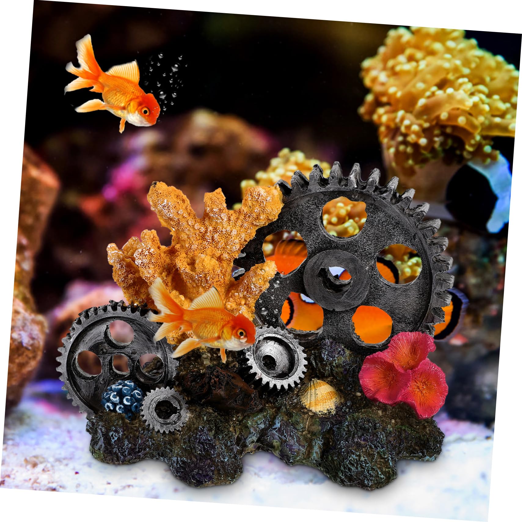POPETPOP Adornos De Resina para Acuario Decoración De Resina para Acuario para Uso Peceras Rocas De Pecera