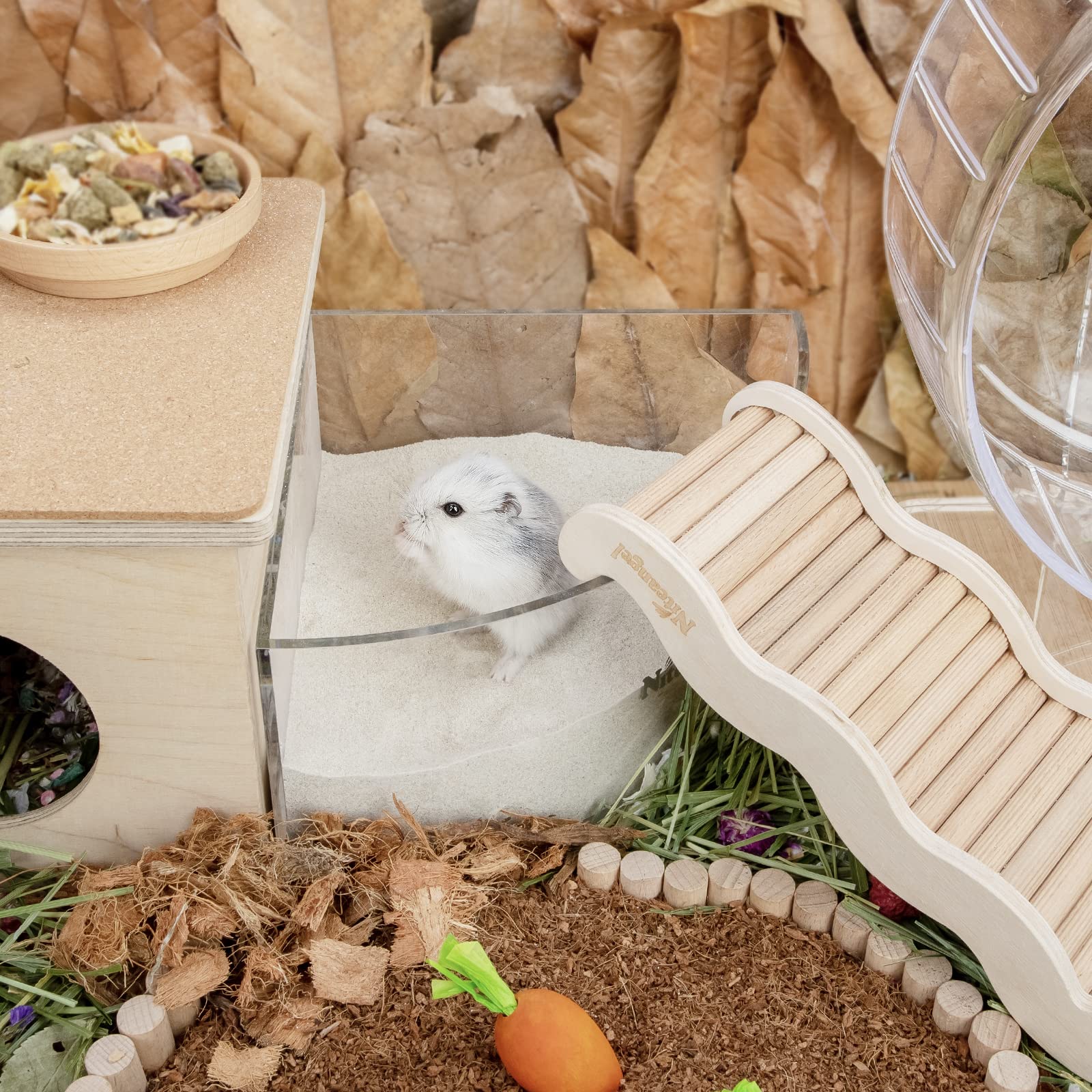 Lettiera Per Criceti Niteangel In Fibra Di Cocco - Naturale, Assorbente, Ideale Per Scavare, Per Criceti E Piccoli Animali - Foto 2