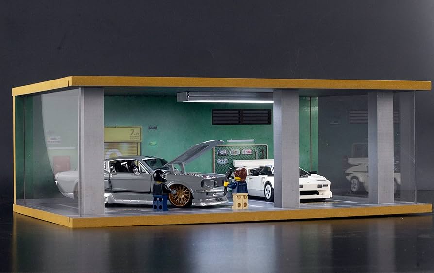 Amazon.com: 1/24 Scale Die-cast Car Diorama Display Case