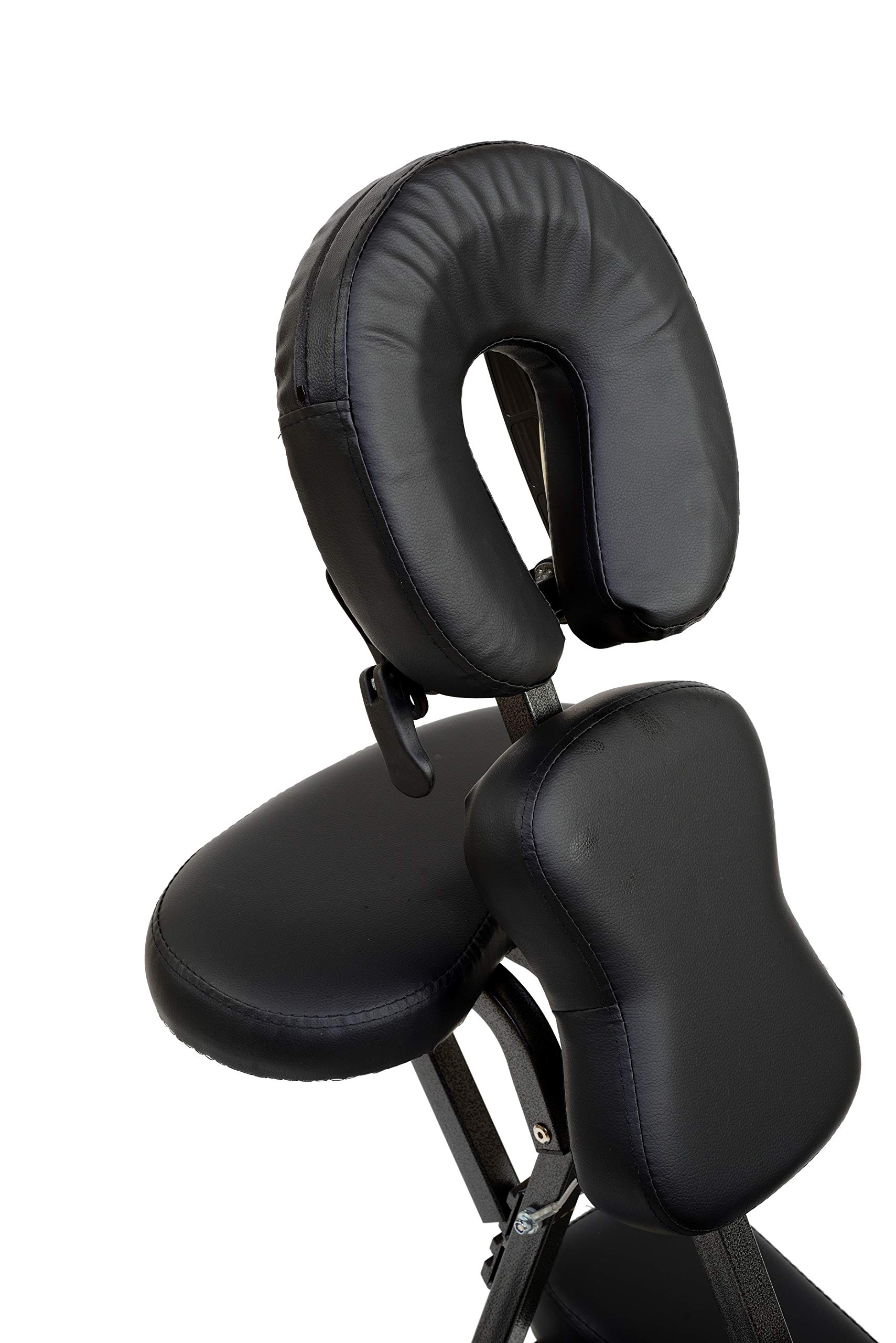 Sillón de Masaje Plegable y Portátil Negro con Bolsa de Transporte