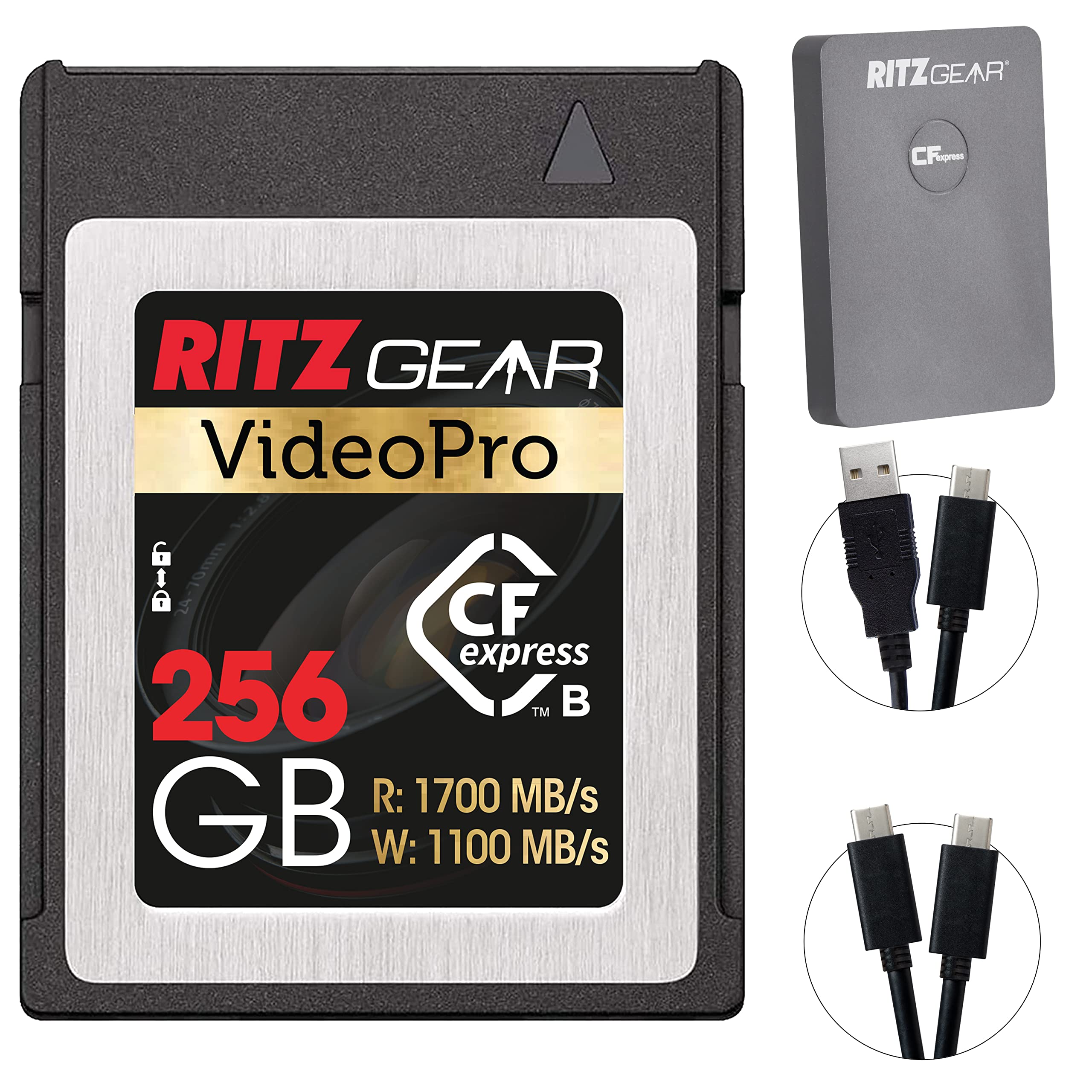 Amazon.com: Ritz Gear CFExpress Type B 256GB Card (1700/1100 R/W