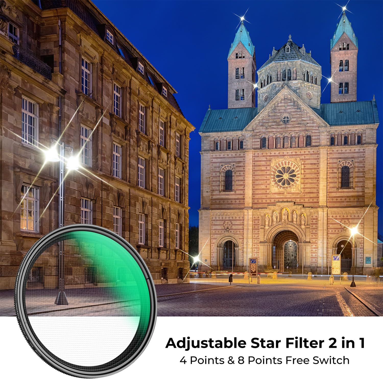 K&F CONCEPT 67mm Variable Star Filter - Image 3