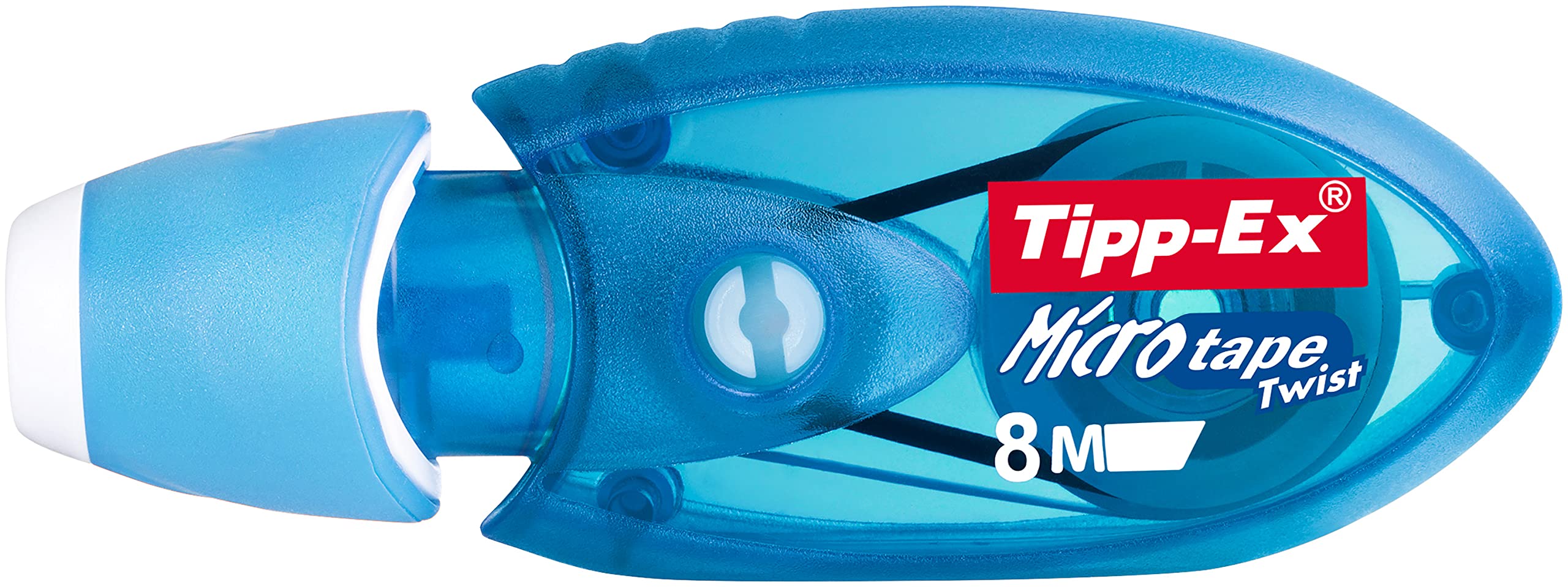 Tipp-Ex Micro Tape Twist Rubans Correcteurs 8 m x 5 mm - Corps Bleu, Boîte de 10