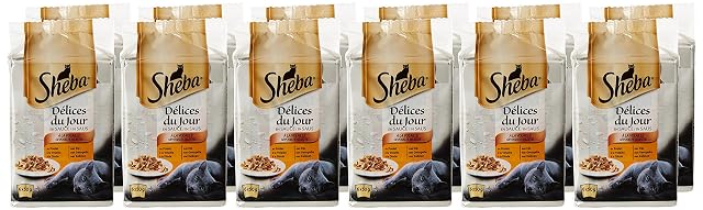 Foto 6 de 8 de Mars Sheba Délices du Jour - Nourriture humide pour Chat Adulte - sélection à la volaille en Sauce