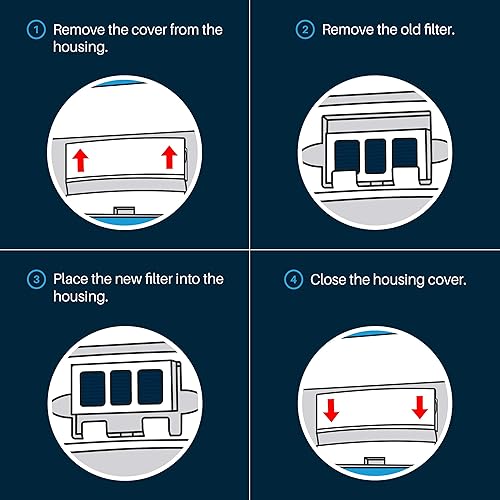 Miniatura 6 de SpiroPure SP-FRAIR2 - Filtro de aire puro para refrigerador 242047805, Pure Air Ultra 2, PureAir Ultra II, PAULTRAII2PK, 5303918847, AP6285787,