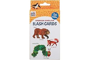 Eric Carle Spanish-English Language Learning Flash Cards