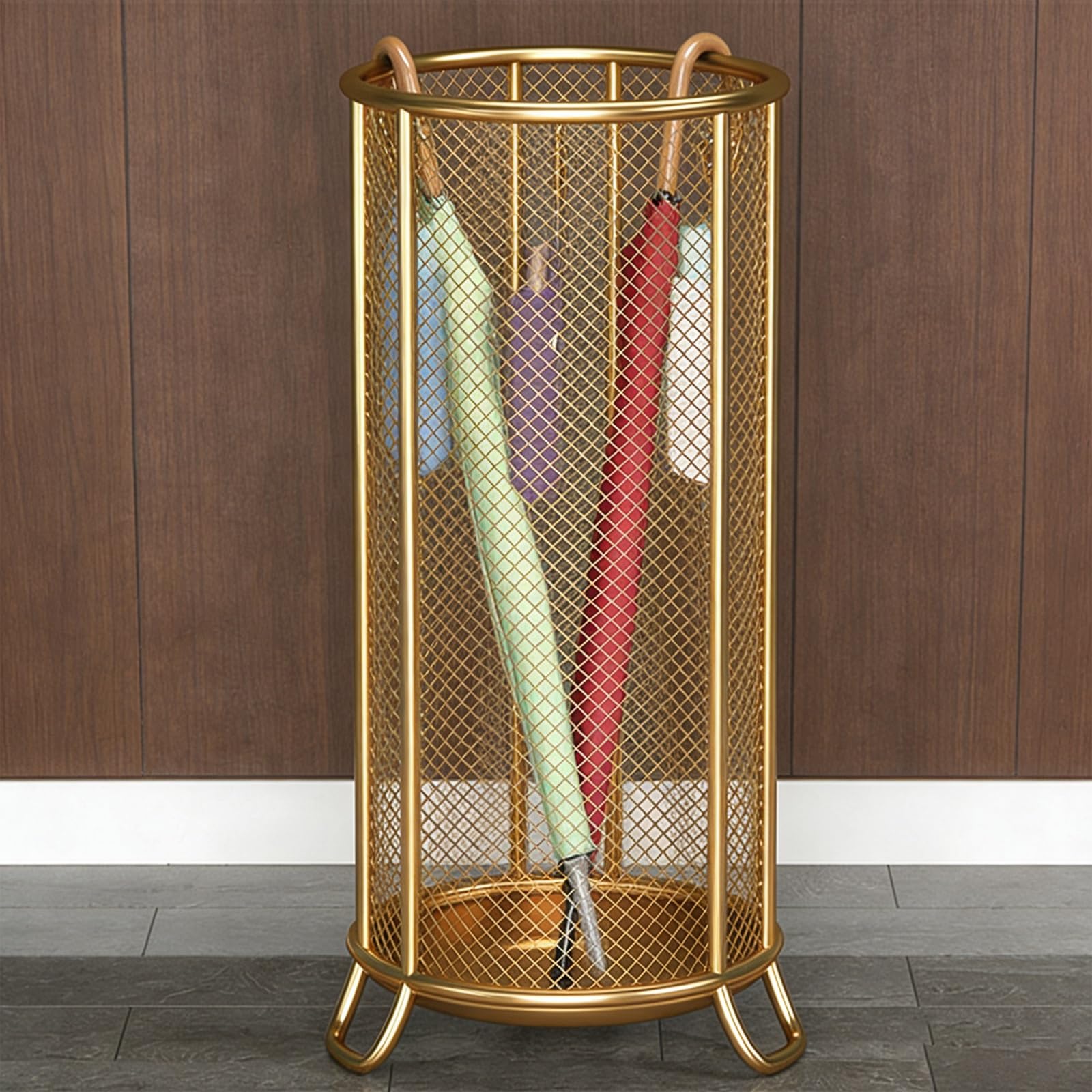 Porte-parapluies gain de place compact pour couloir et salle à manger