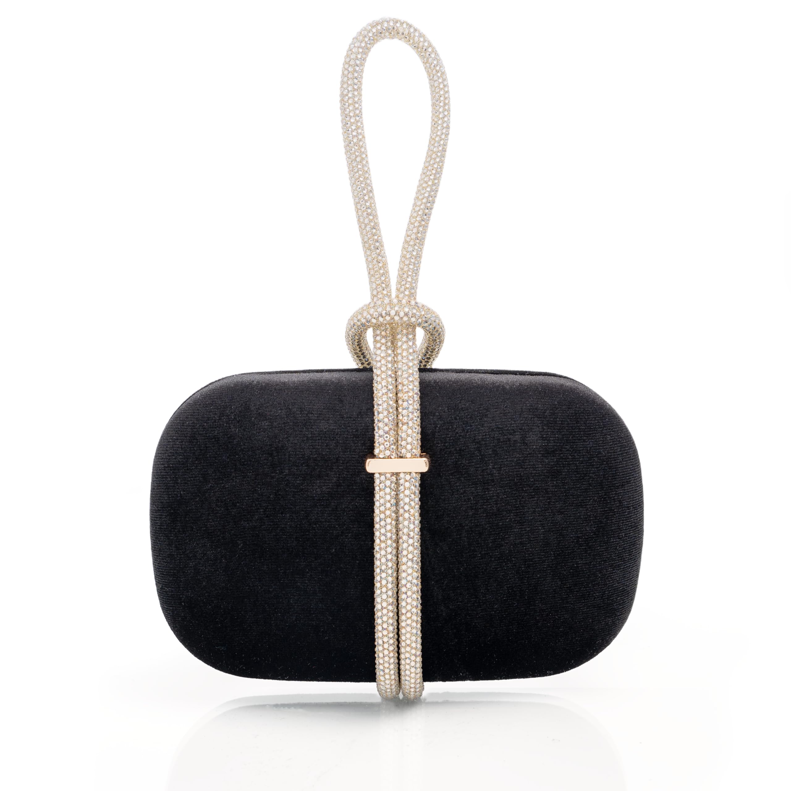 Women's Rhinestones Evening Handbag Crystal Clutch Bridal Purse for Wedding Prom Night Out Party