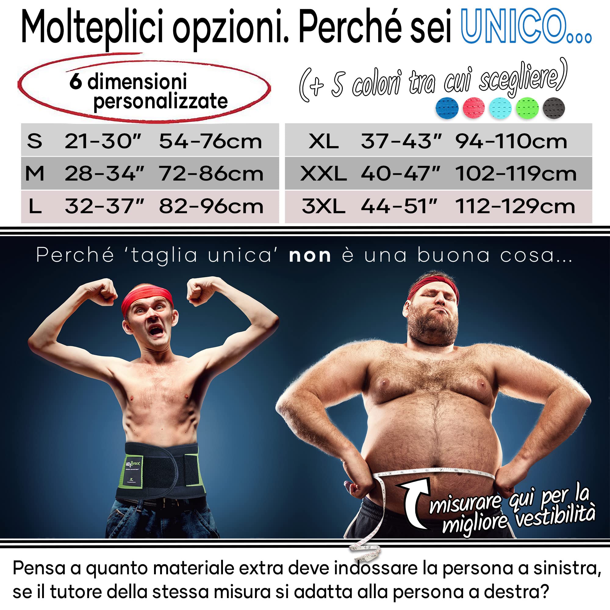 MEDiBrace Fascia Lombare Supporto Schiena per Uomini e Donne Fascia Elastica Lombare Ortopedica, Cintura Lombare, Cintura Posteriore per il dolore da Sciatica, Ernia del disco, Stenosi spinale