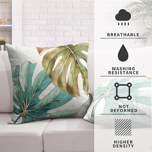 Miniatura 10 de Kwlegh Juego de 2 fundas de almohada de tela de araña de calabaza de Halloween de 24 x 24 pulgadas, decoración moderna de Halloween, fundas de